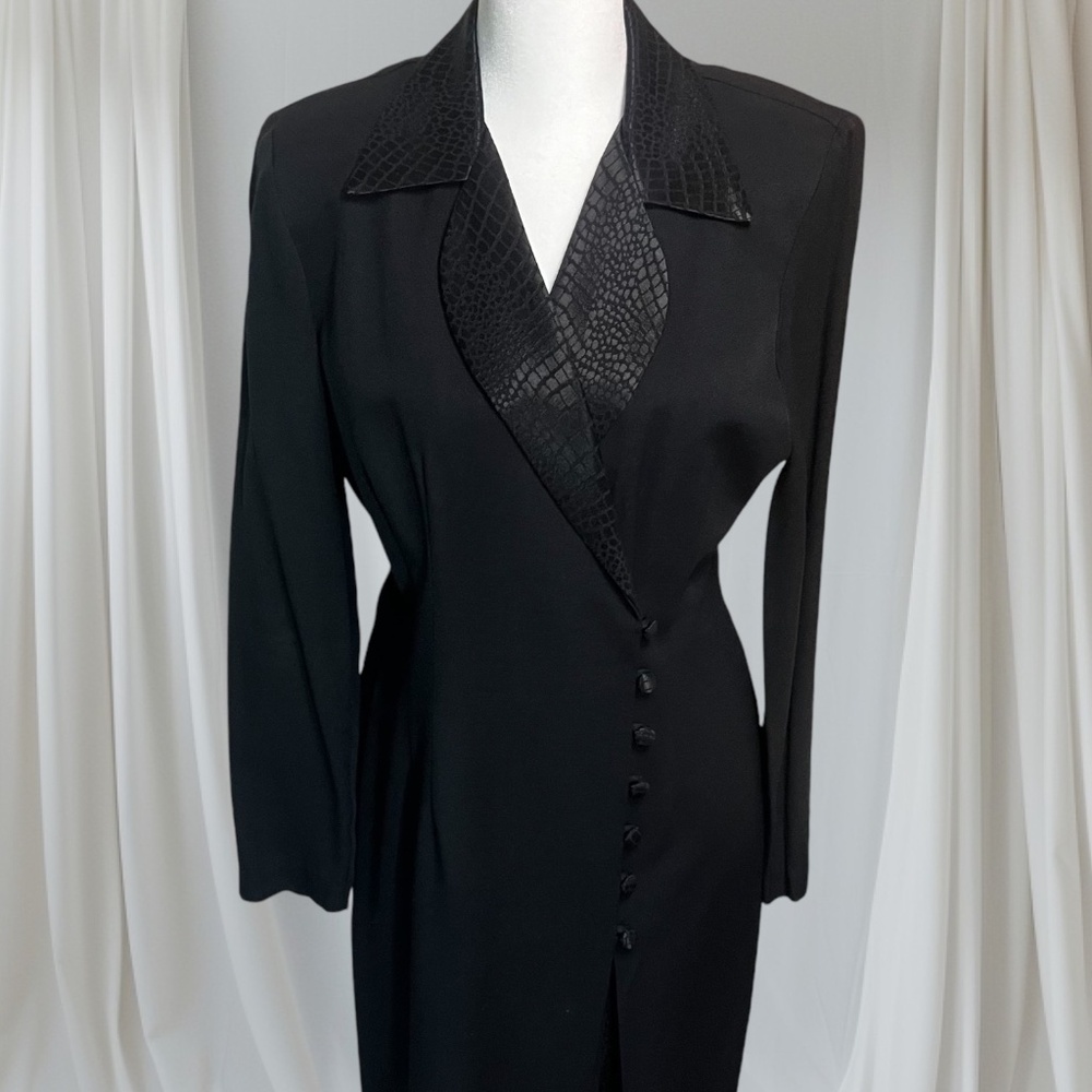 VINTAGE Women's Fattaneh Bahari Long Blazer Size 6 Made in USA